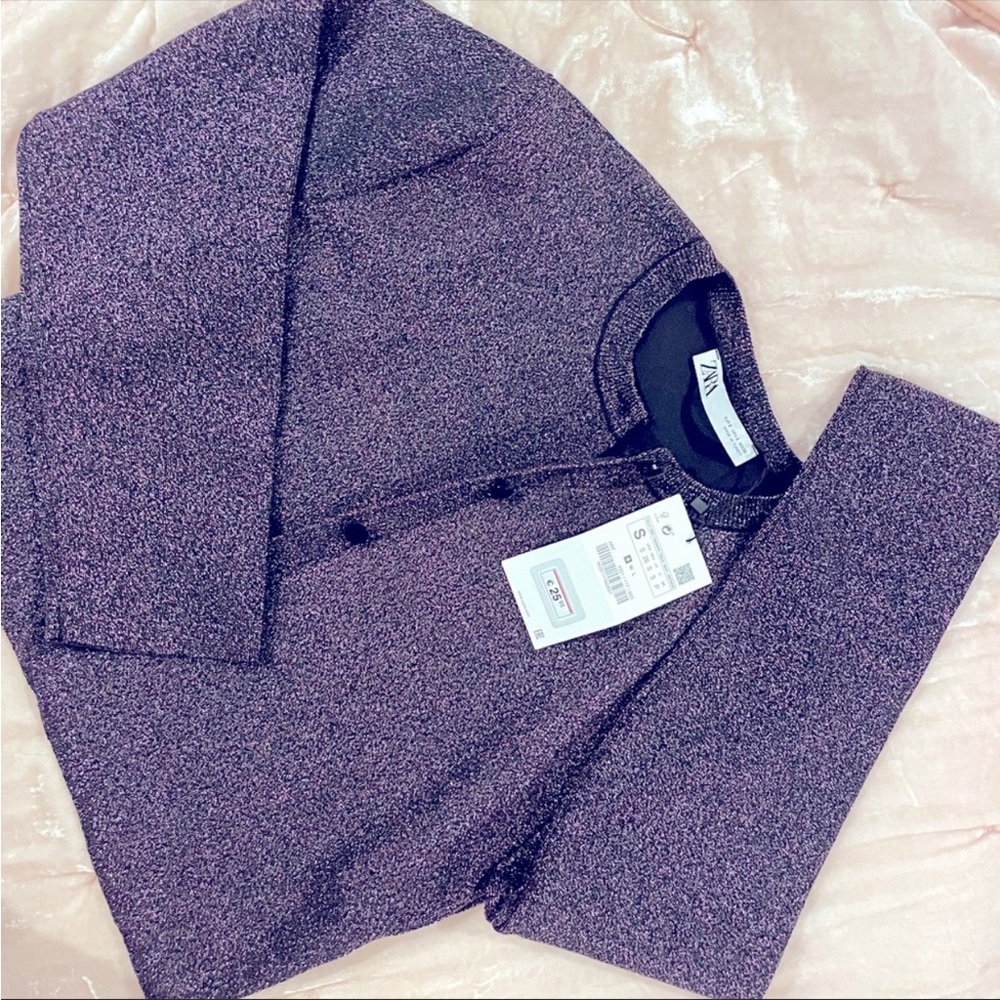 NWT ZARA TWO PIECES SWEATER SET
